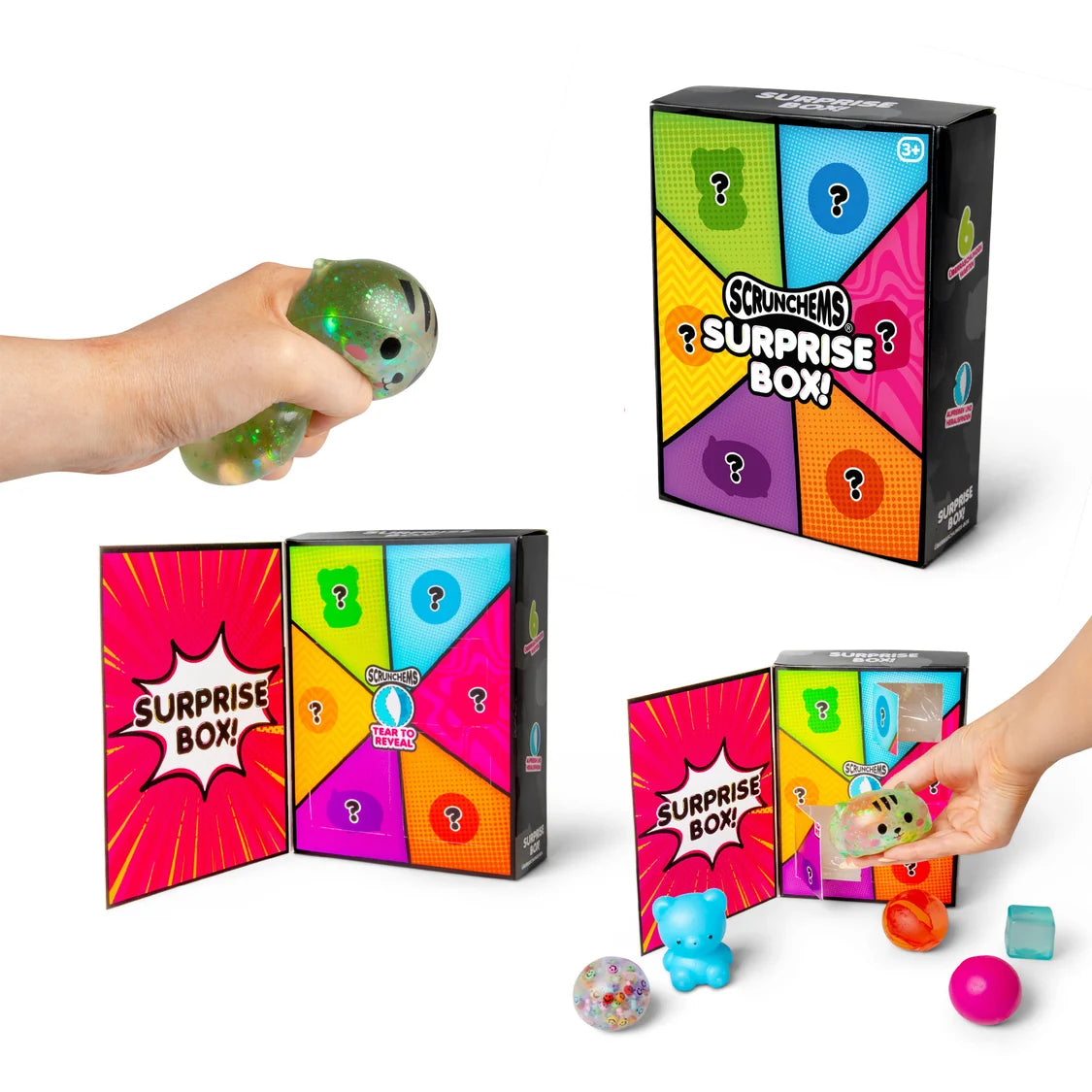 Scrunchems Squishy Surprise fidget Box