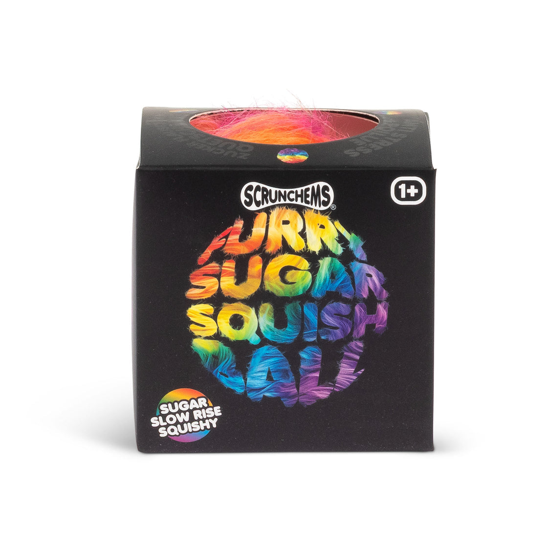 Scrunchems Furry Sugar Squish Ball Sensory Fidget Toy