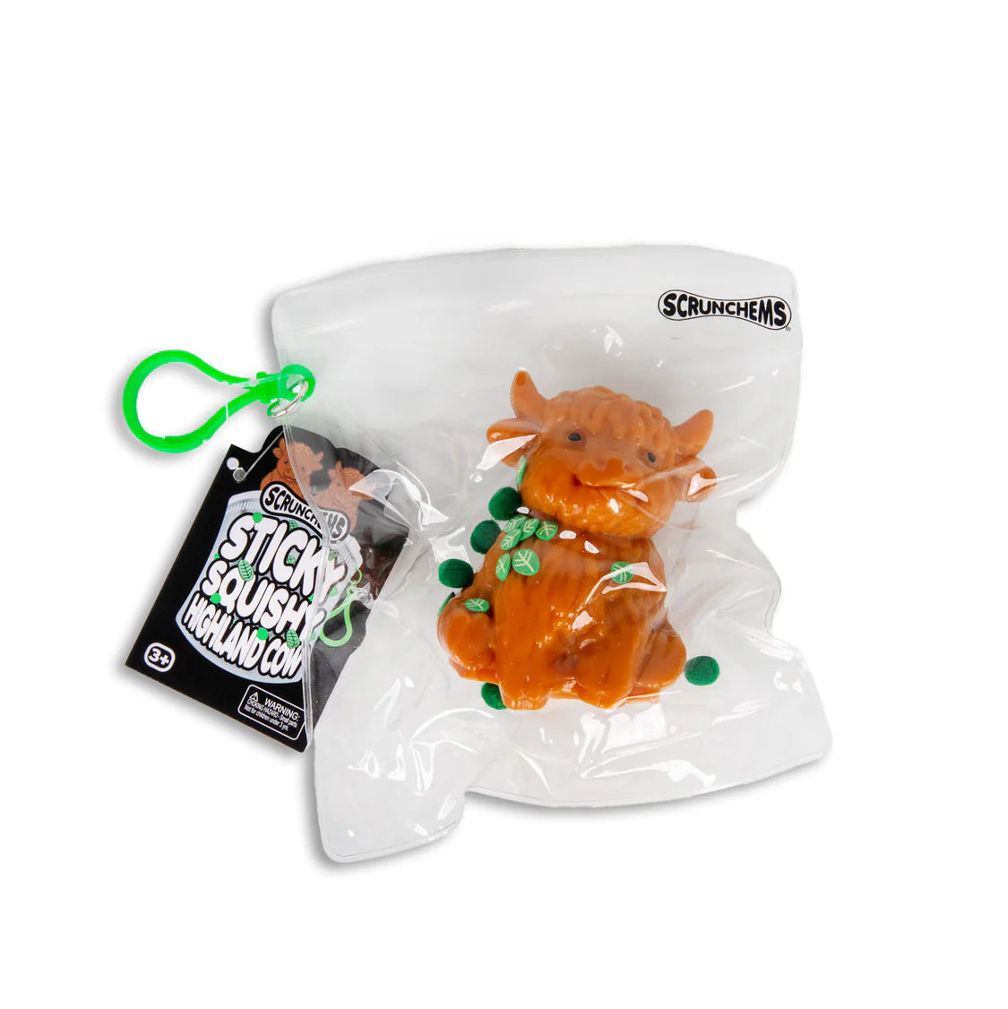 Scrunchems Sticky Squishy Highland Cow Sensory Fidget Toy