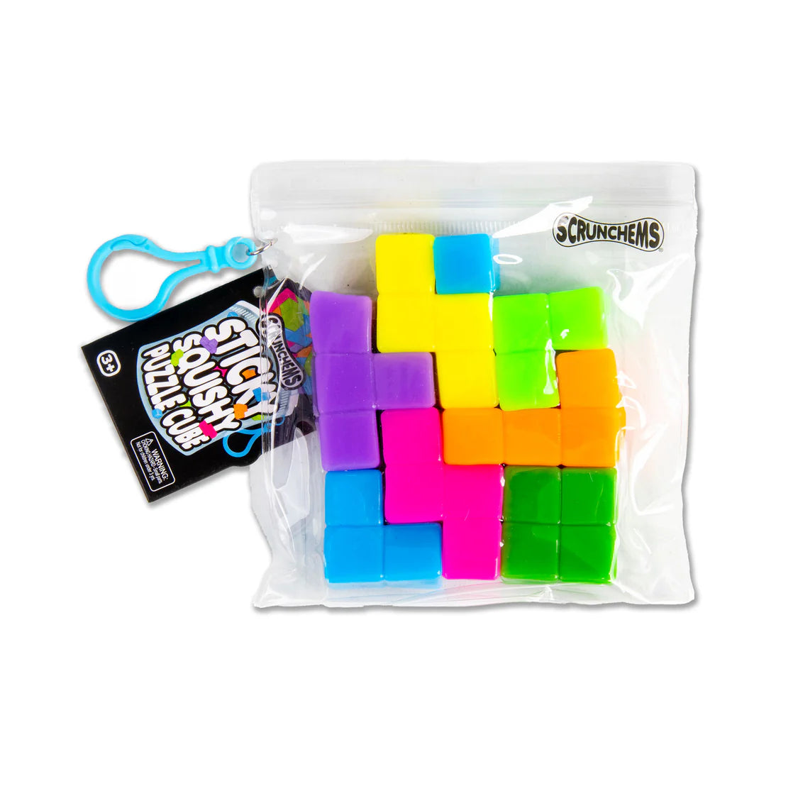 Scrunchems Sticky Squishy Puzzle Cube Sensory Fidget Toy