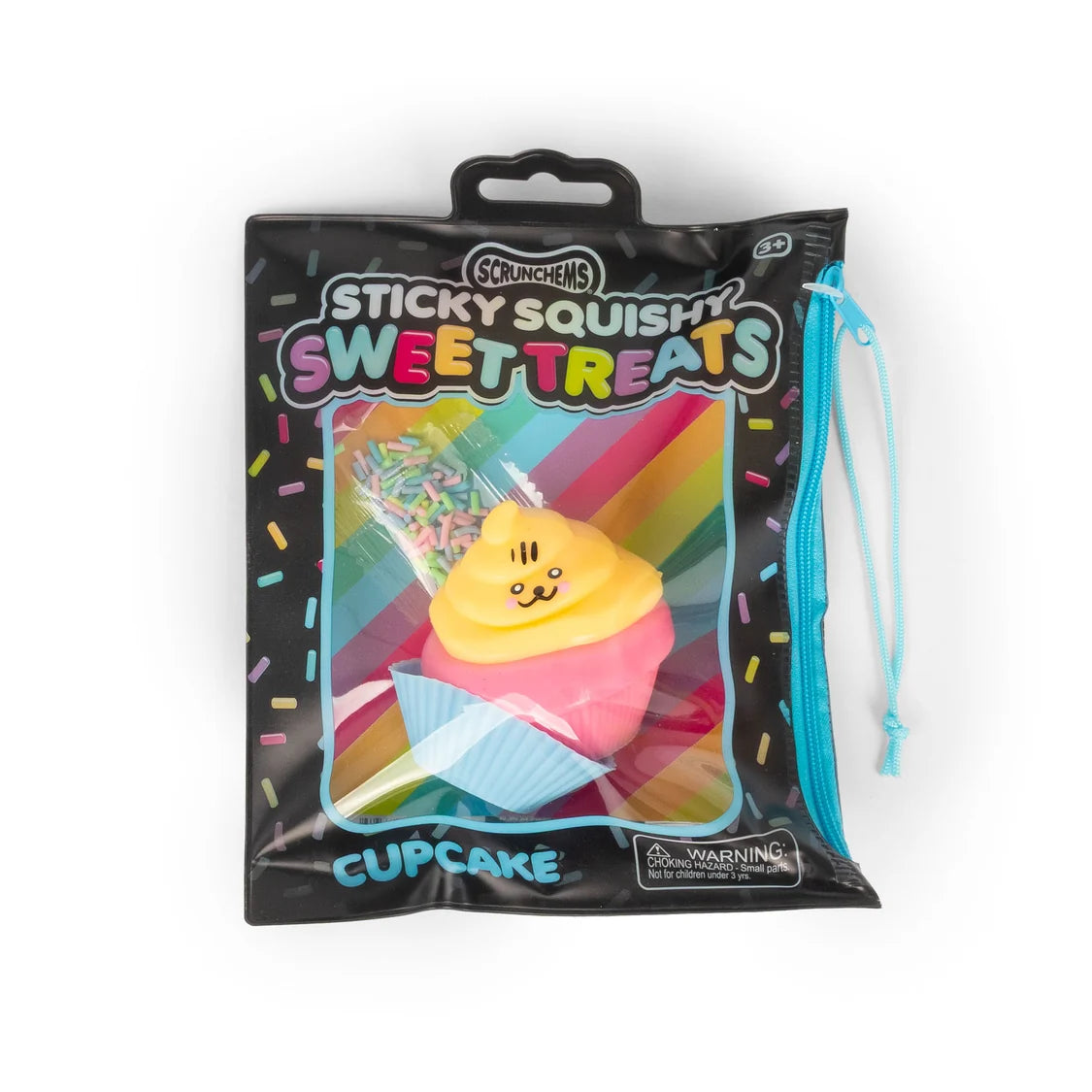Scrunchems Sweet Treats Sticky Squishy Cupcake Sensory Fidget Toy