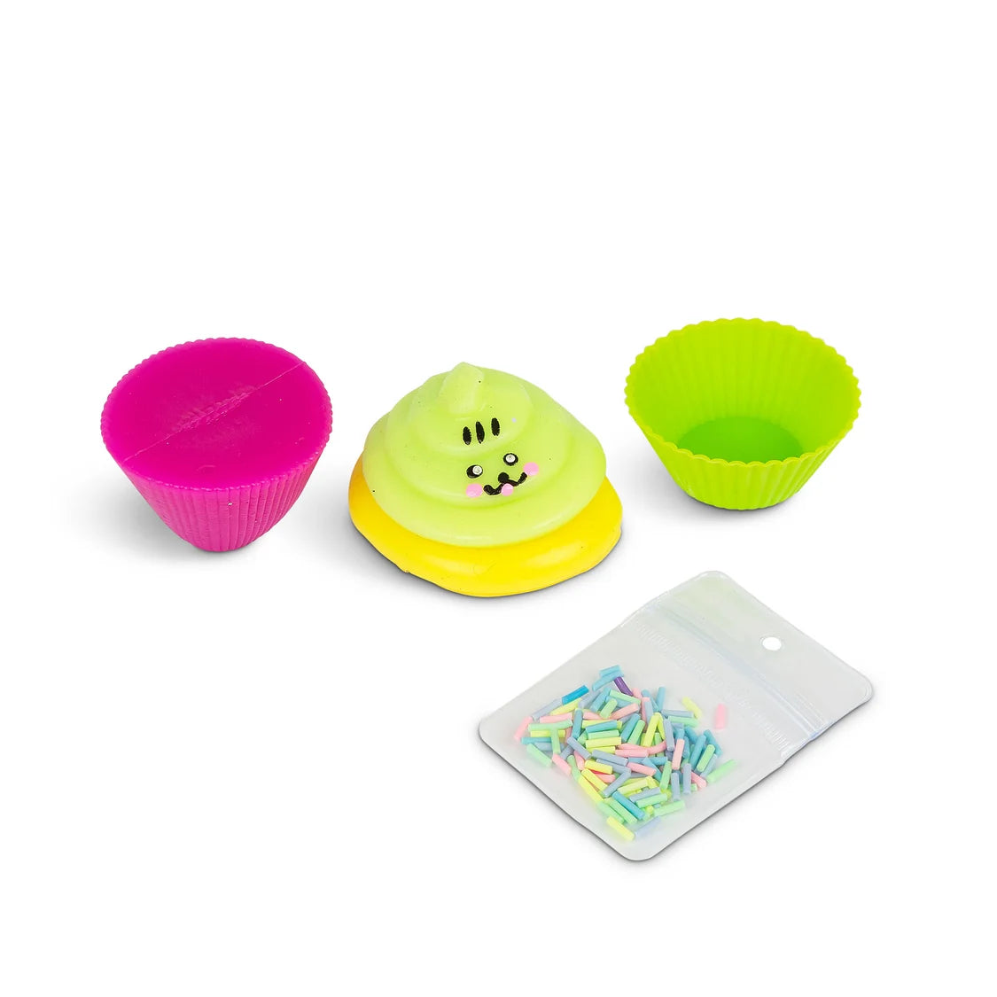 Scrunchems Sweet Treats Sticky Squishy Cupcake Sensory Fidget Toy