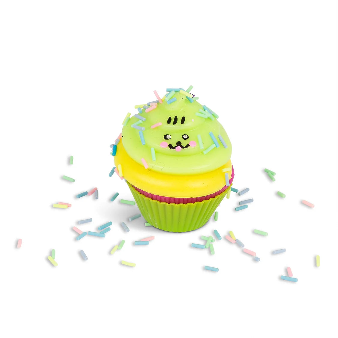 Scrunchems Sweet Treats Sticky Squishy Cupcake Sensory Fidget Toy