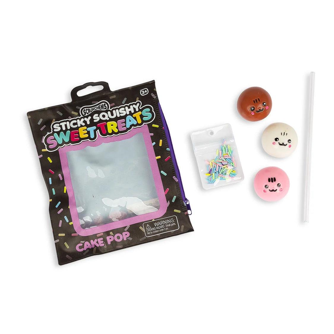 Scrunchems Sweet Treats Sticky Squishy Cake Pop Sensory Toy