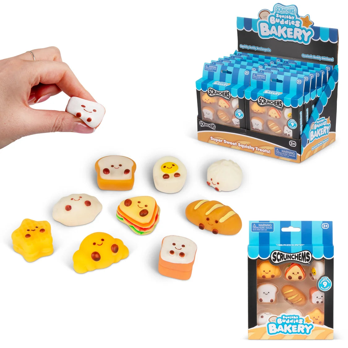 Scrunchems Squishy Buddies Bakery Sensory Fidget Toy