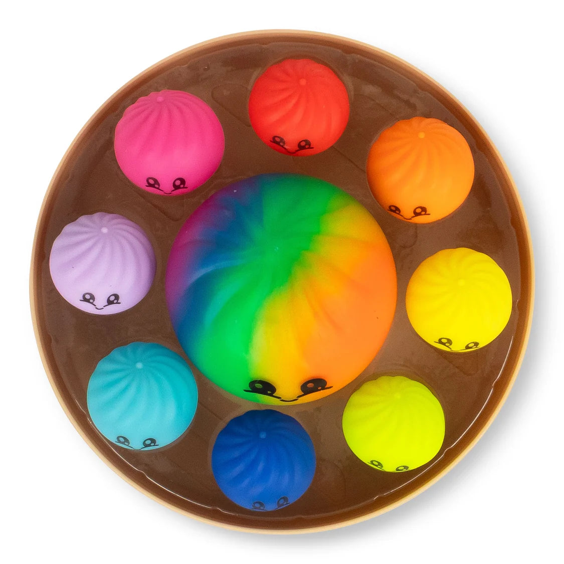 Scrunchems Mega Rainbow Dumpling Set Fidget Toy