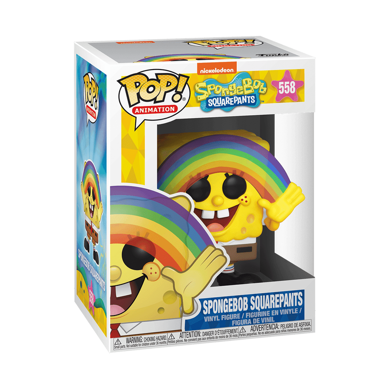 Funko POP! Animation: SpongeBob SquarePants - Rainbow SpongeBob Vinyl Figure
