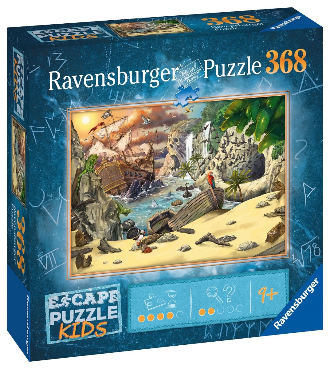 Ravensburger Escape Puzzle Kids, Pirate's Peril 368 Piece Jigsaw Puzzle