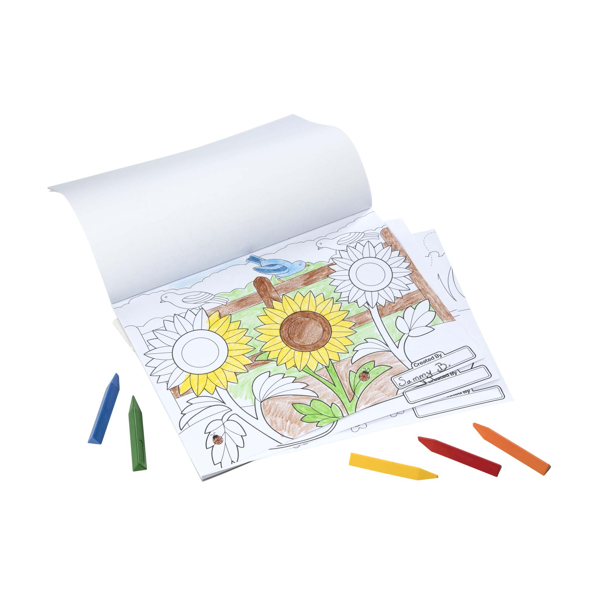 Jumbo Colouring Pad pink