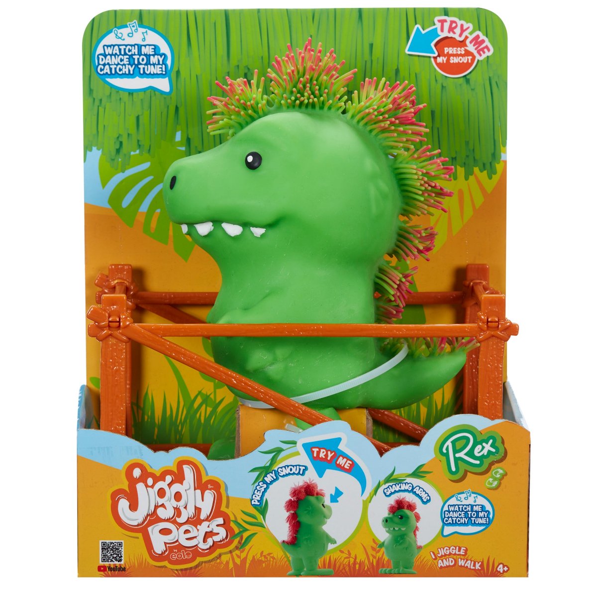Jiggly Pets Rex The Dino