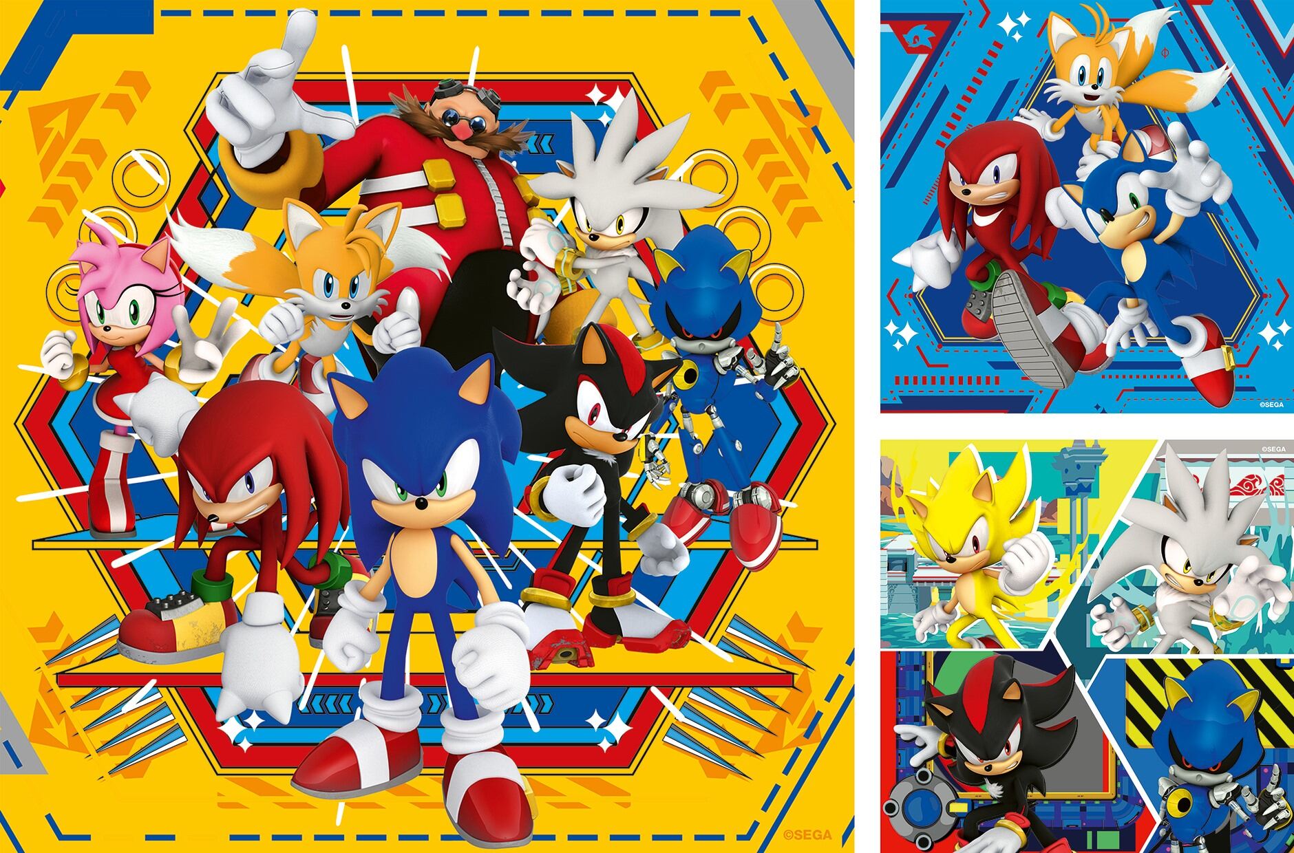Sonic The Hedgehog, 3x49pc