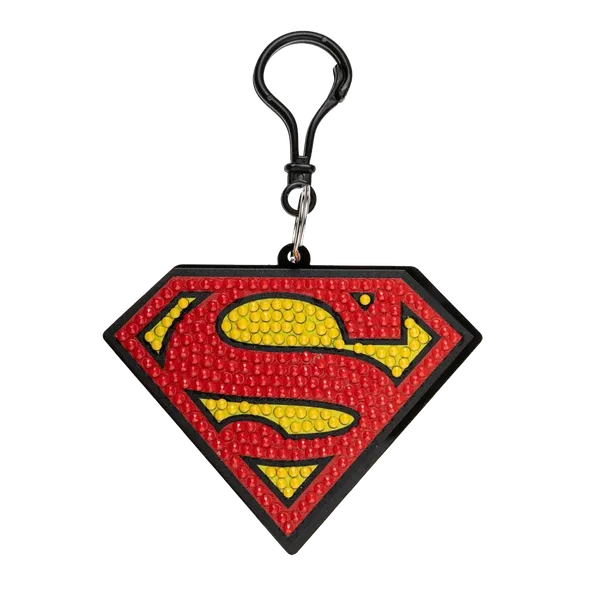 Superman, Crystal Art Bag Charm