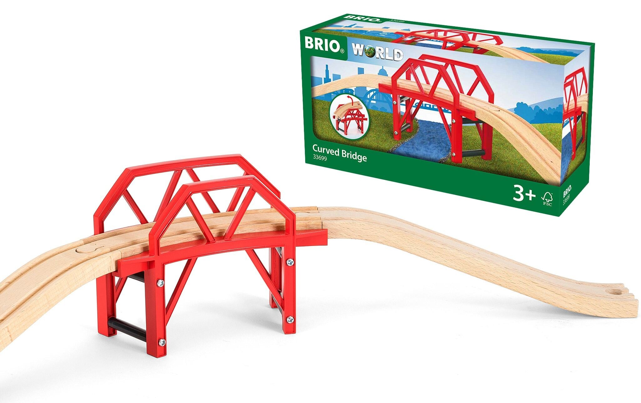 BRIO Curved Bridge