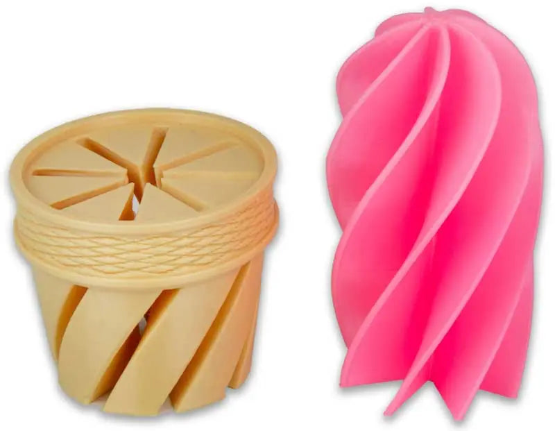 3D Printed Ice Cream Cone Twister Fidget Toy