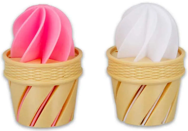 3D Printed Ice Cream Cone Twister Fidget Toy