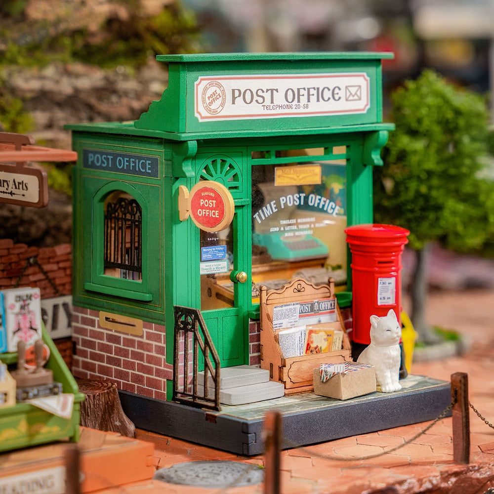 Rolife Century Post Office DIY Miniature House Kit