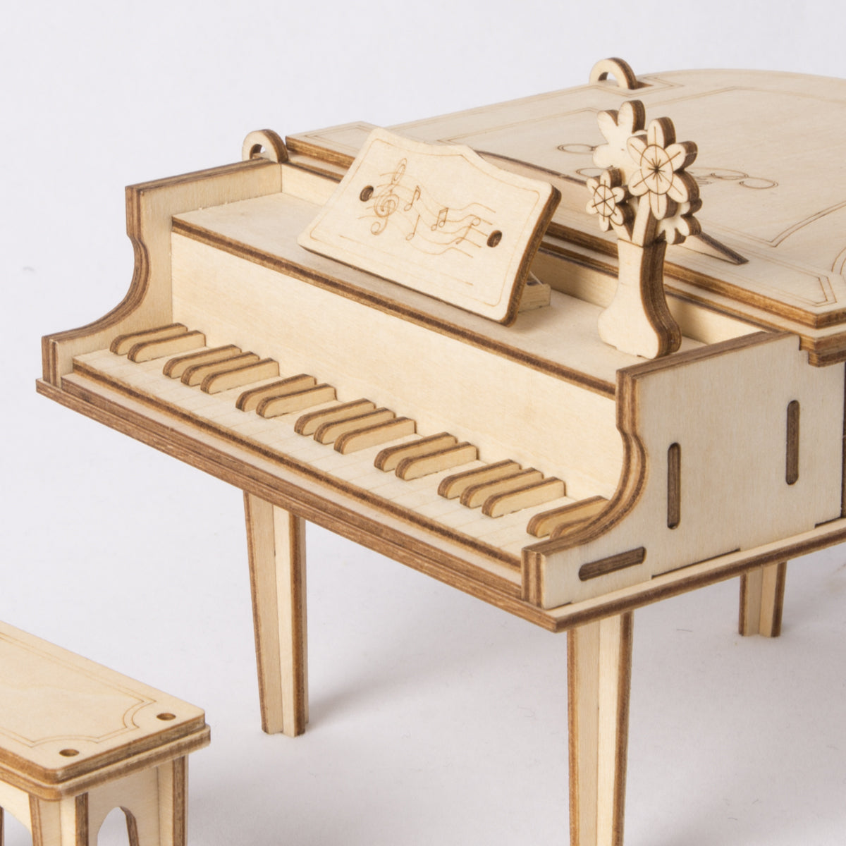 Rokr Grand Piano 3D wooden puzzle Model Kit
