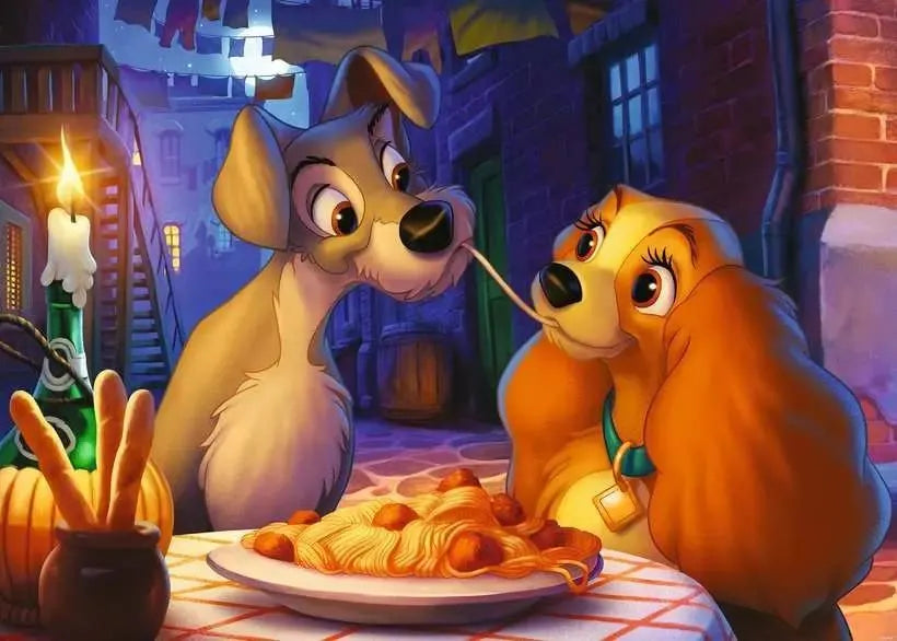 Ravensburger Disney Lady and the Tramp 1000 Piece Jigsaw Puzzle