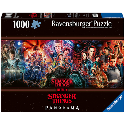 Ravensburger Stranger Things 1000 Piece Panoramic Jigsaw Puzzle