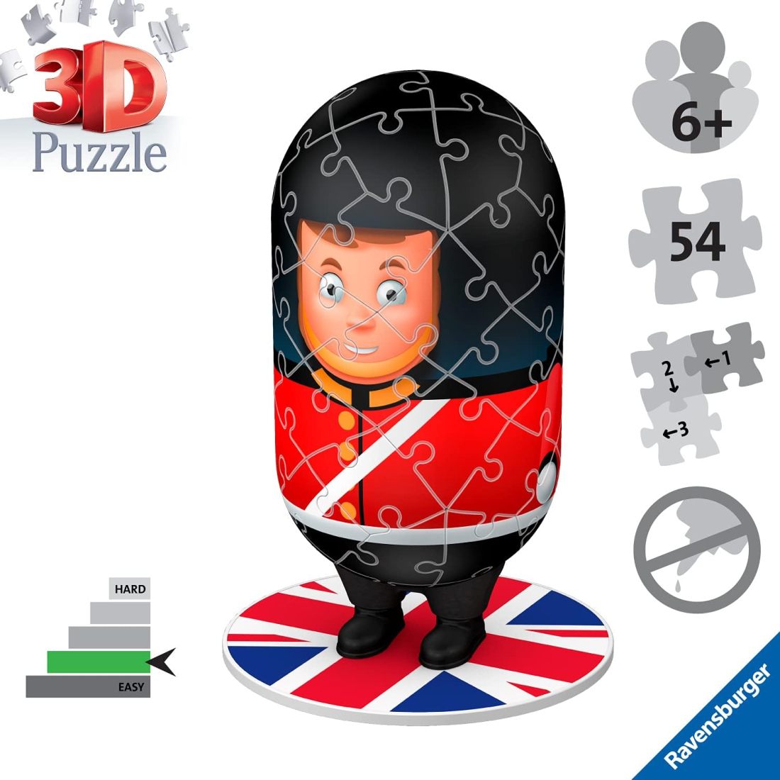 Ravensburger Royal Guard 54 Piece 3D Jigsaw Puzzle
