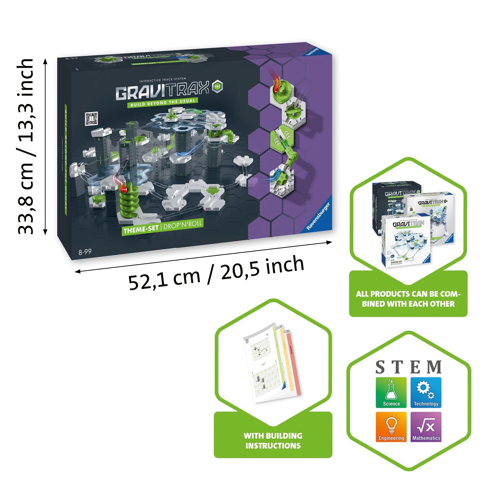 GraviTrax PRO Starter Set Drop'n Roll