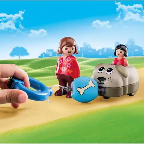 Playmobil 70406 1.2.3 Dog Train Car