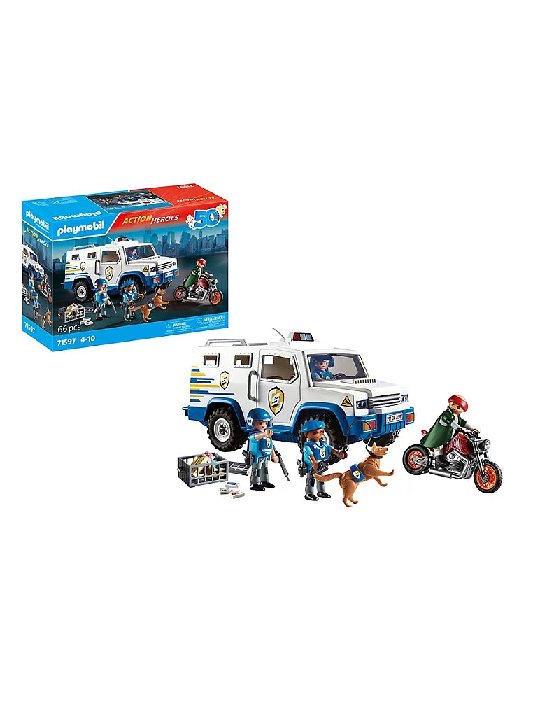 Playmobil 71597 Police Money Transporter