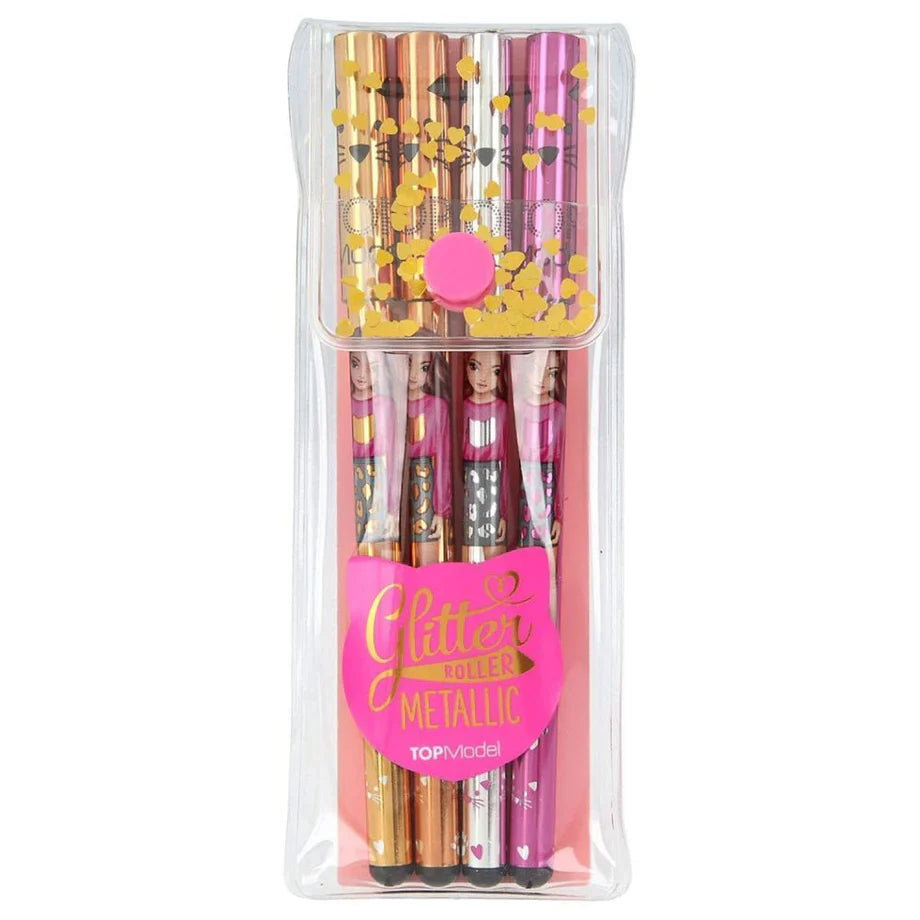 TOPModel Metallic Glitter Gelpen Set