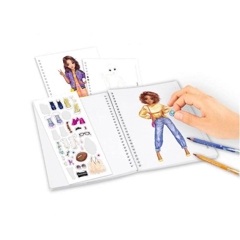 TOPModel Pocket Colouring Book