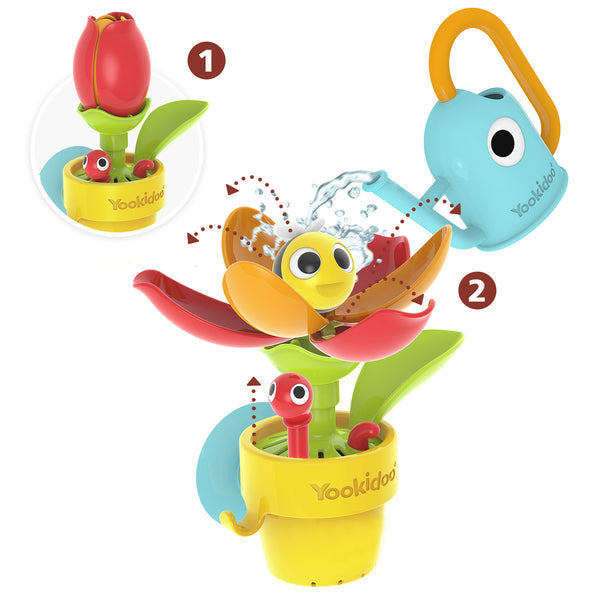 Yookidoo Peek-a-Bee Tub Flower Bath Toy