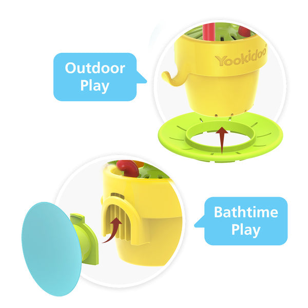 Yookidoo Peek-a-Bee Tub Flower Bath Toy