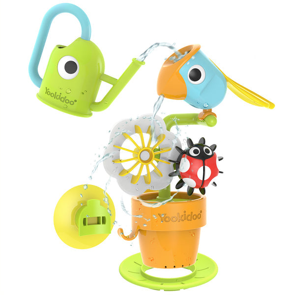 Yookidoo Pour 'N' Spin Tipping Bird Bath Toy