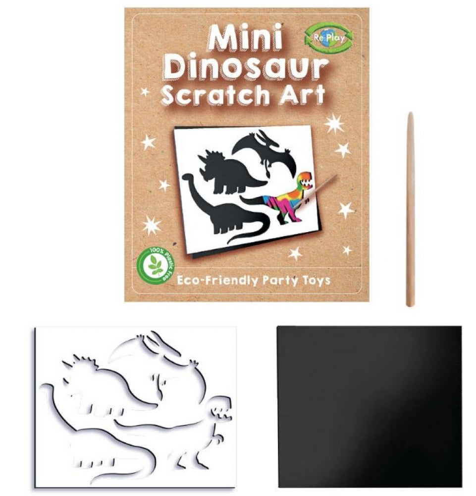 Dino Mini Scratch Art