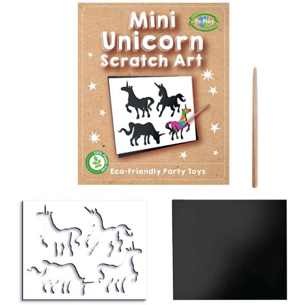 Unicorn Mini Scratch Art