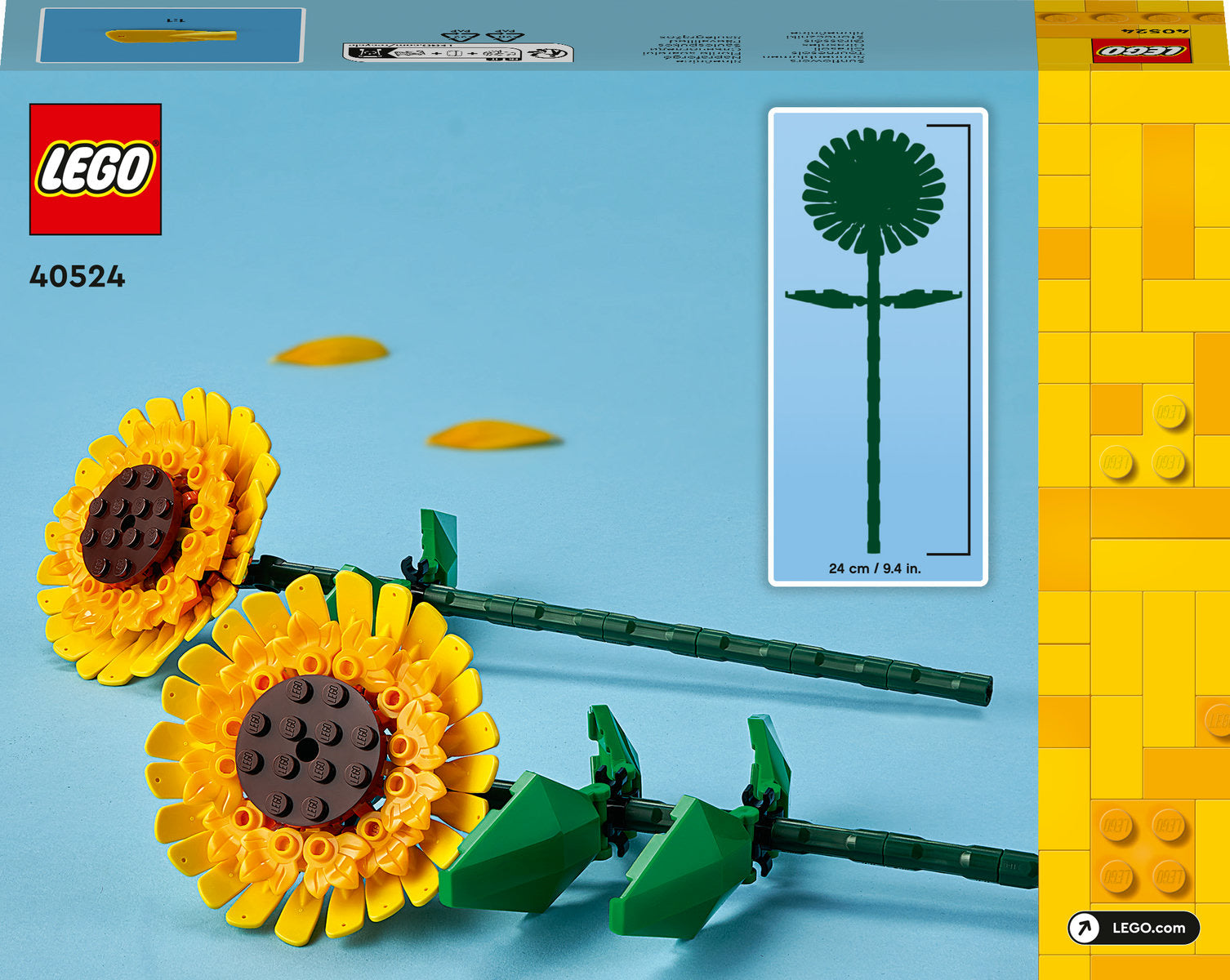 LEGO Creator Sunflowers Flower Decoration Set 40524 - Moons Toystore