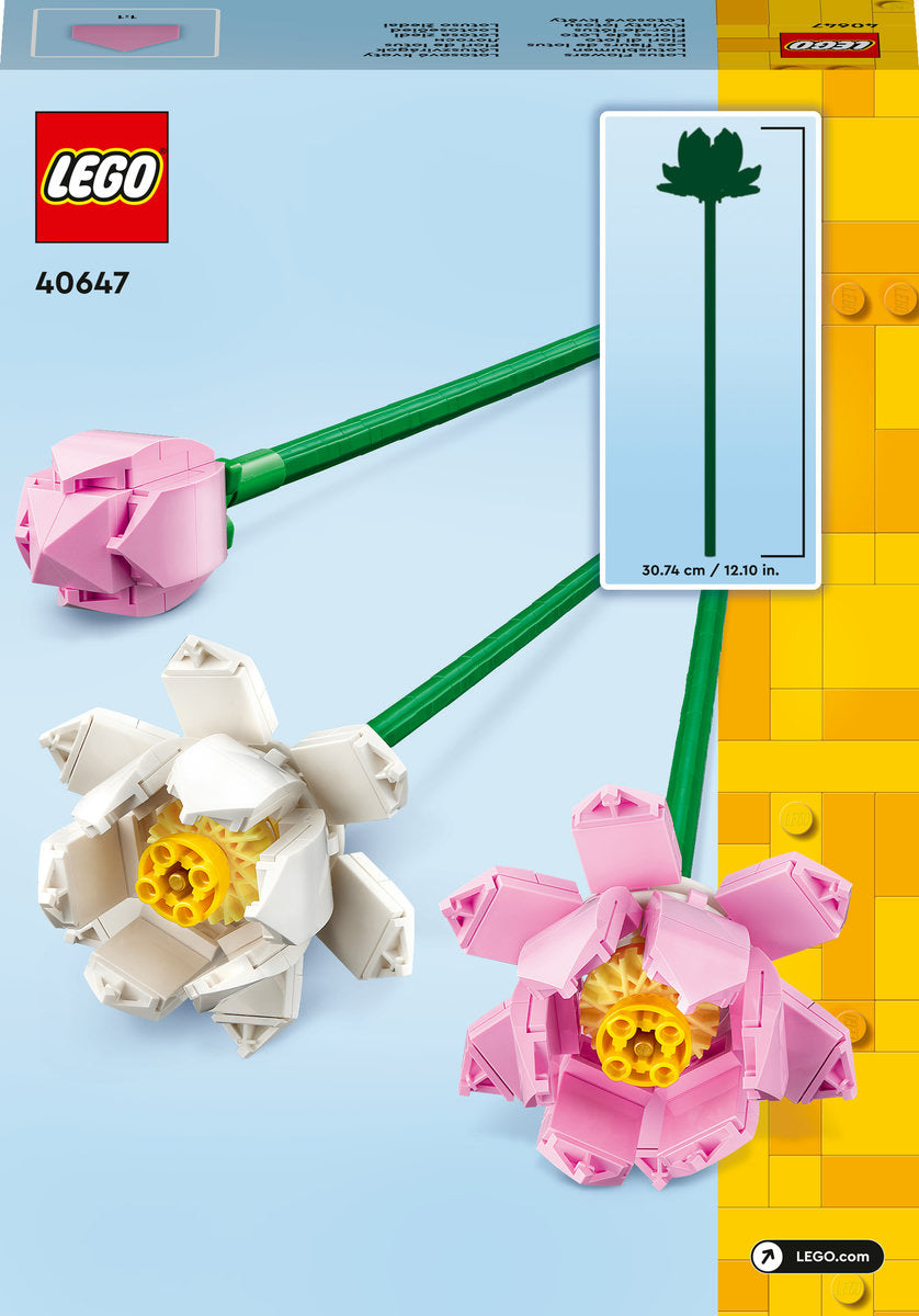 LEGO Creator Lotus Flowers Desk Decoration Set 40647 - Moons Toystore