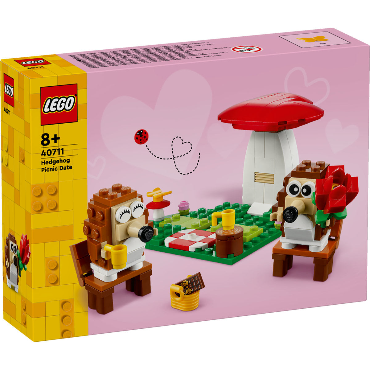 LEGO Hedgehog Picnic Date Animal Toy Playset 40711