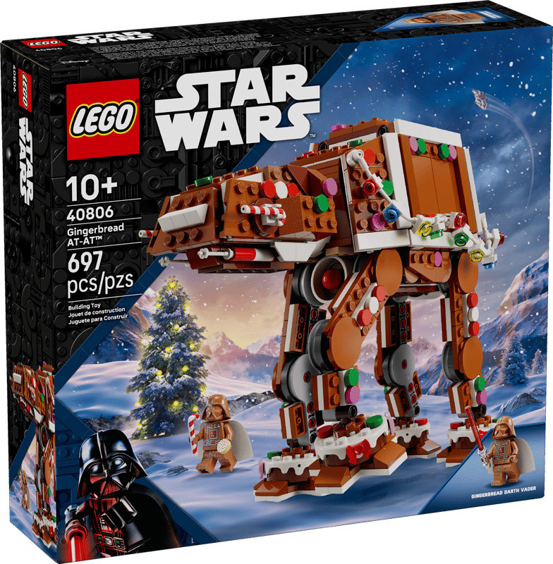 LEGO Star Wars Gingerbread AT-AT Walker Building Set 40806
