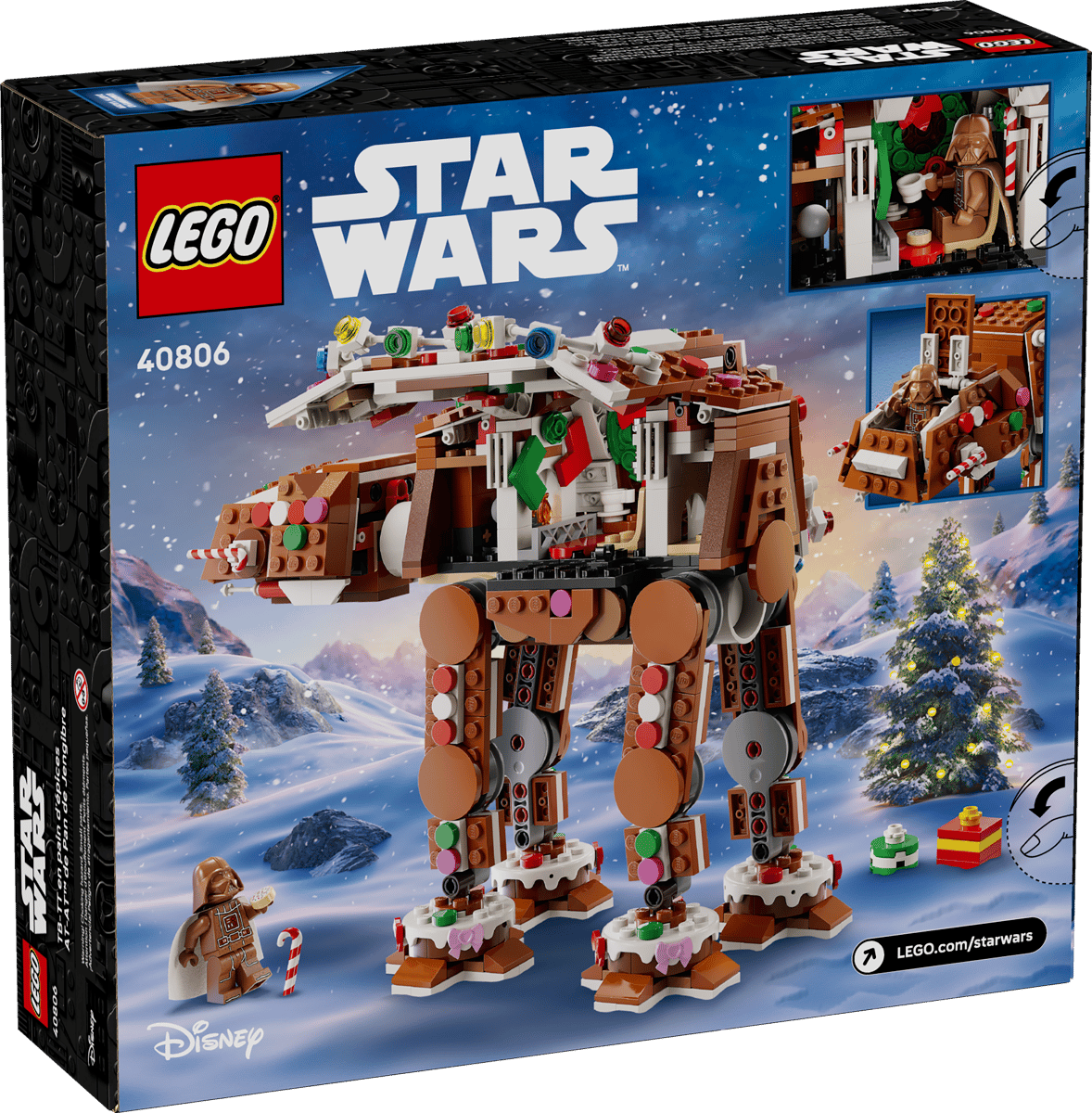 LEGO Star Wars Gingerbread AT-AT Walker Building Set 40806