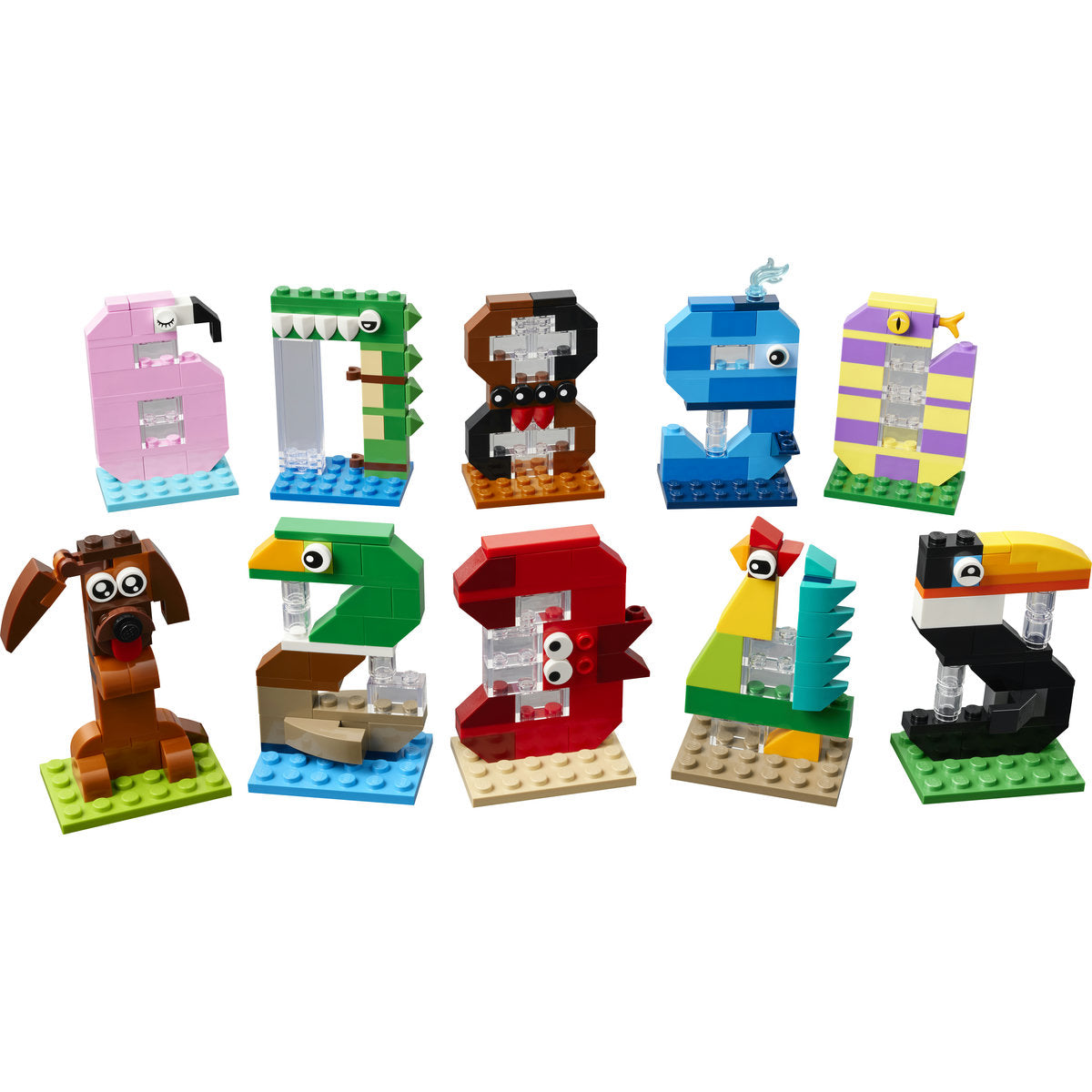 LEGO Birthday Numbers Cake Topper Building Set 40807