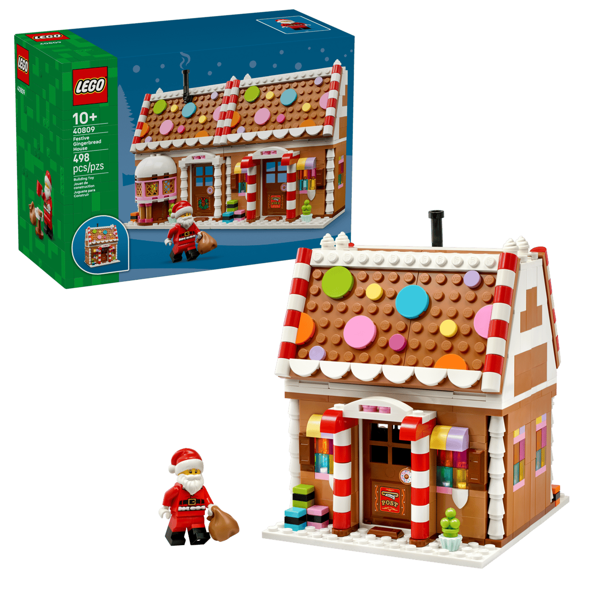 LEGO Festive Gingerbread House Building Set 40809