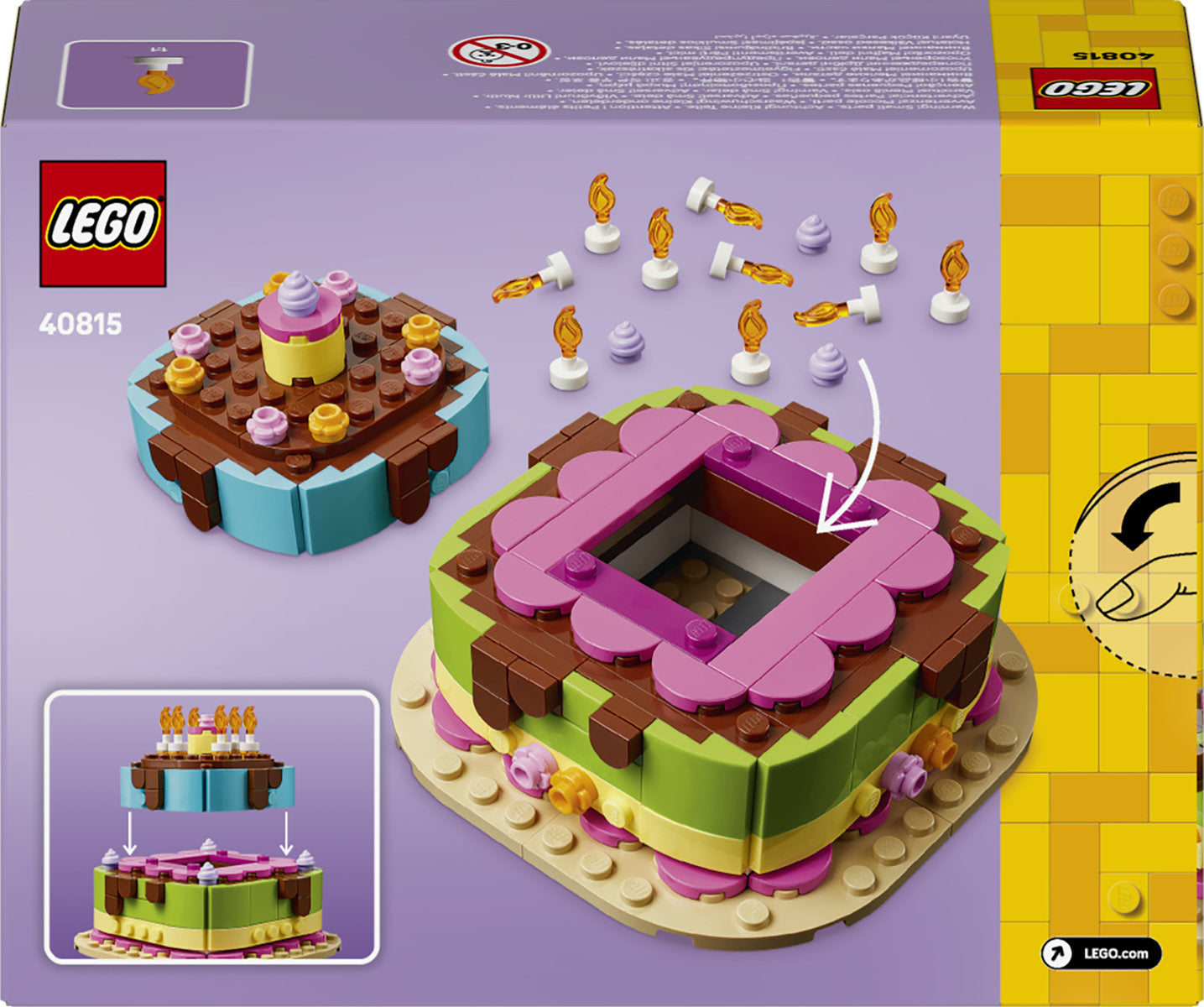 LEGO Birthday Party Cake Building Set 40815