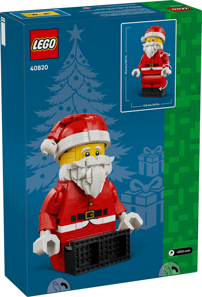 LEGO Up-Scaled Santa Minifigure Building Set 40820