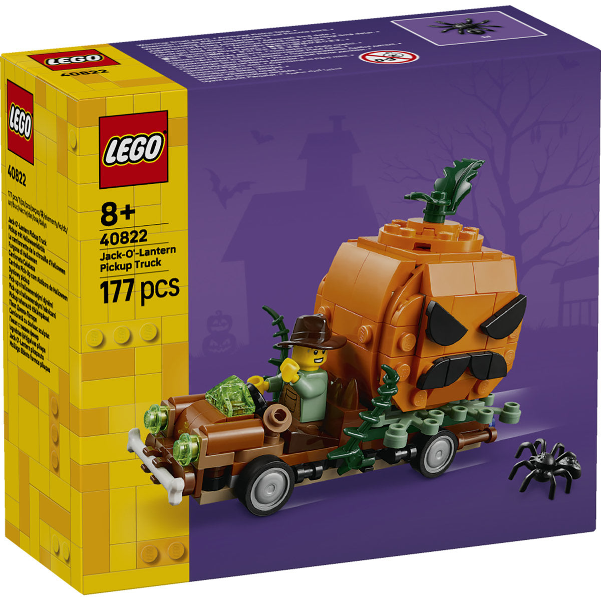 LEGO Jack-o'-Lantern Pickup Truck Building Set 40822