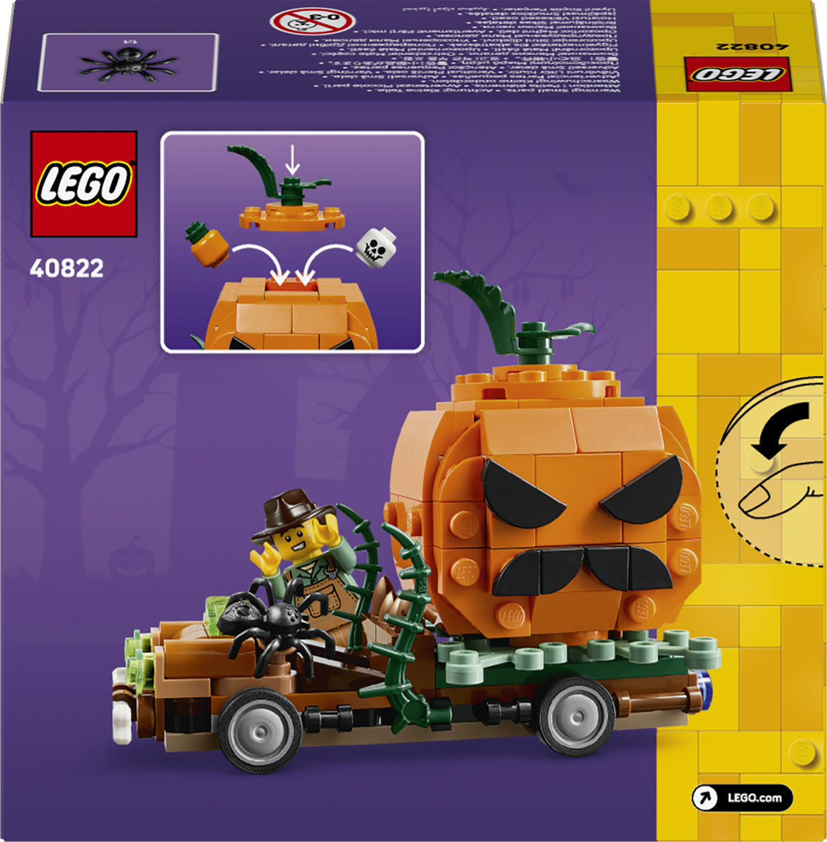 LEGO Jack-o'-Lantern Pickup Truck Building Set 40822