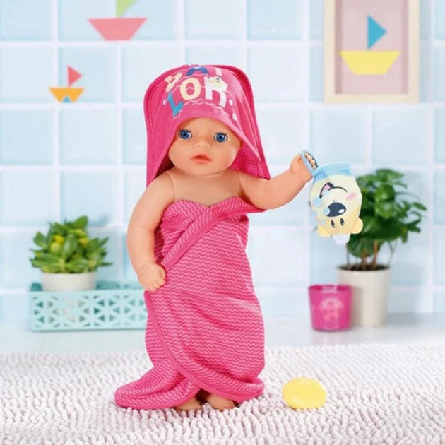 BABY born Bath Hooded Towel Set 43cm