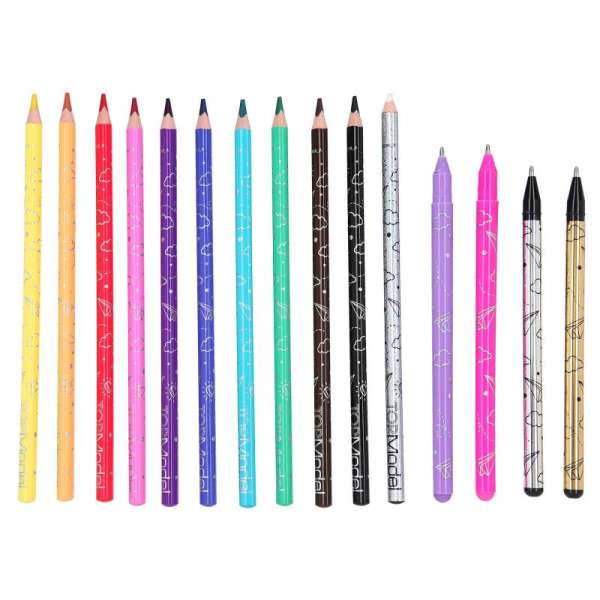 TOPModel Colouring Book with Pen Set
