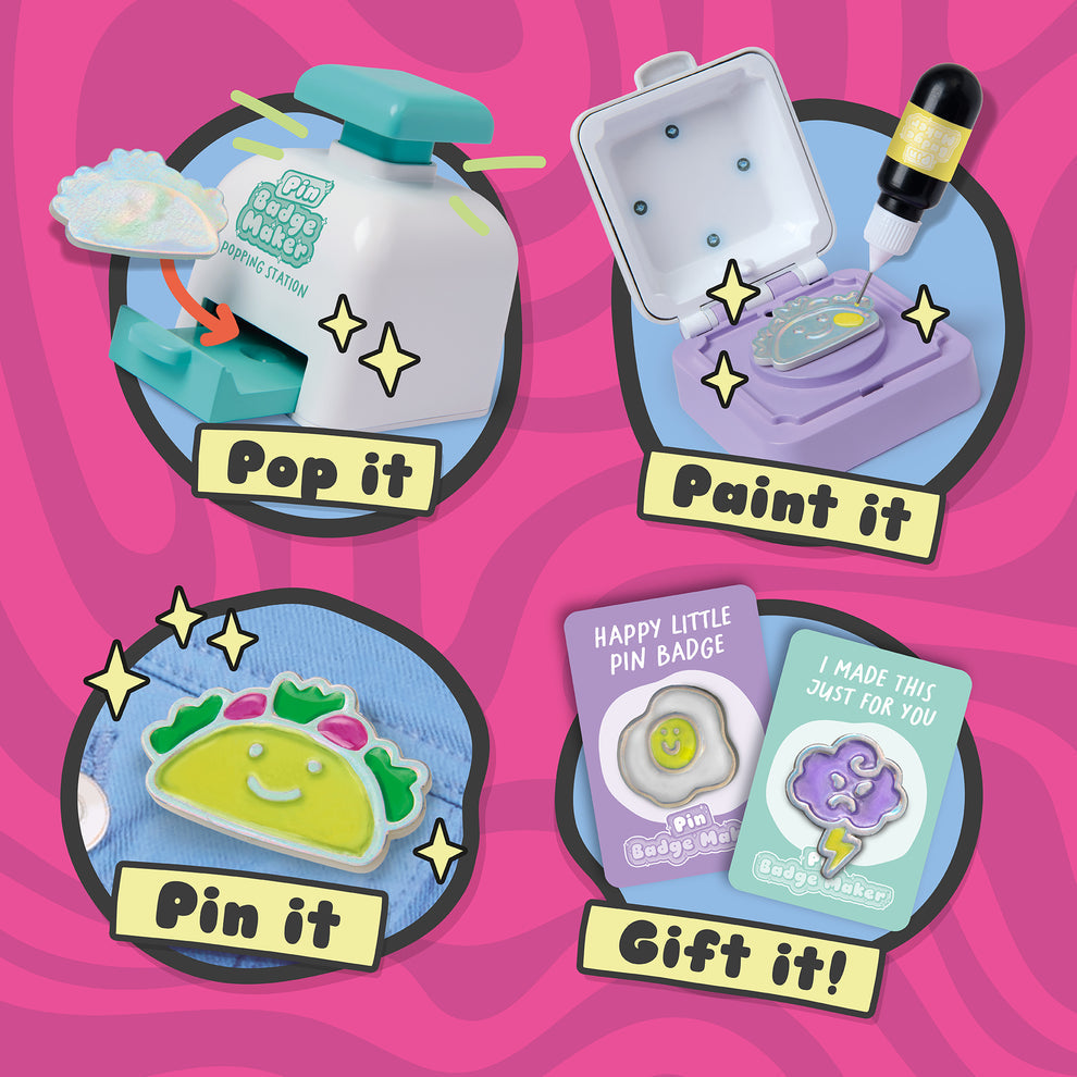 Pin Badge Maker Craft Set