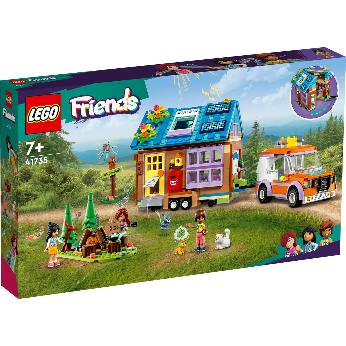 LEGO Friends Mobile Tiny House with Car Toy 41735