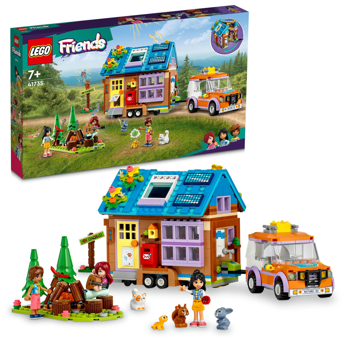 LEGO Friends Mobile Tiny House with Car Toy 41735